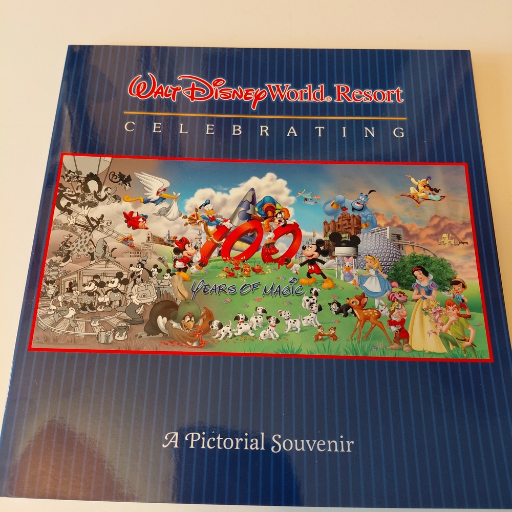 Walt Disney World Resort Celebrating 100 Years of Magic PB VTG Souvenir Book